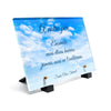 Plaque funéraire nuages 21 Plaquedeces.fr